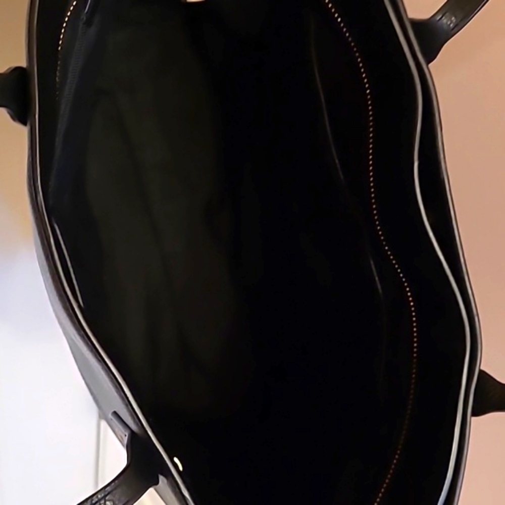 COACH black turnlock tote - Picture 3 of 9